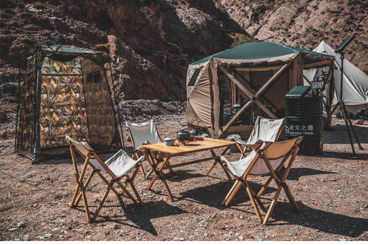 Portable Bamboo Table