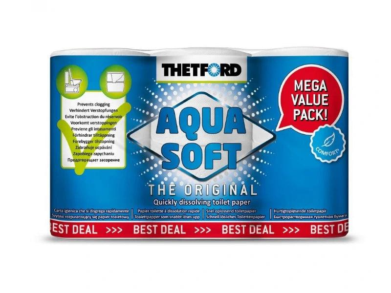 Aqua Soft Toilettenpapier 6 Rollen