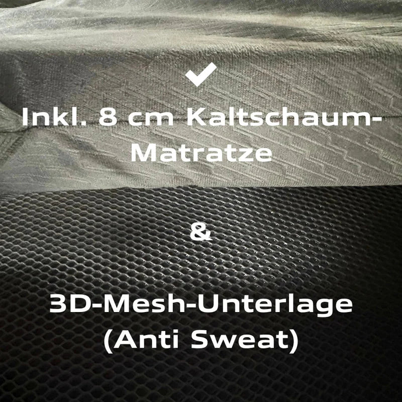 Dachzelt Elements Stone - 165cm mit Vorzelt