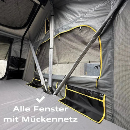 Dachzelt Elements Stone - 220cm mit Vorzelt