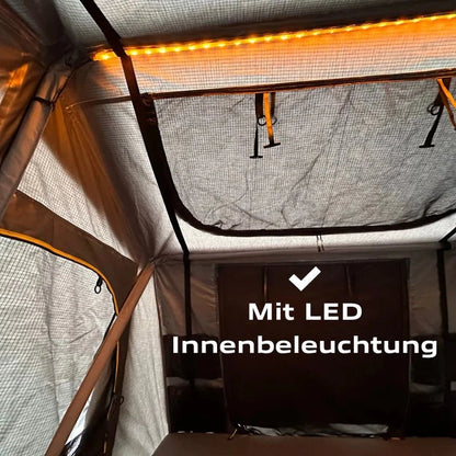 Dachzelt Elements Stone - 220cm mit Vorzelt