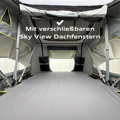 Dachzelt Elements Stone - 140cm mit Vorzelt