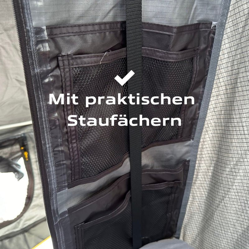 Dachzelt Elements Stone - 165cm mit Vorzelt