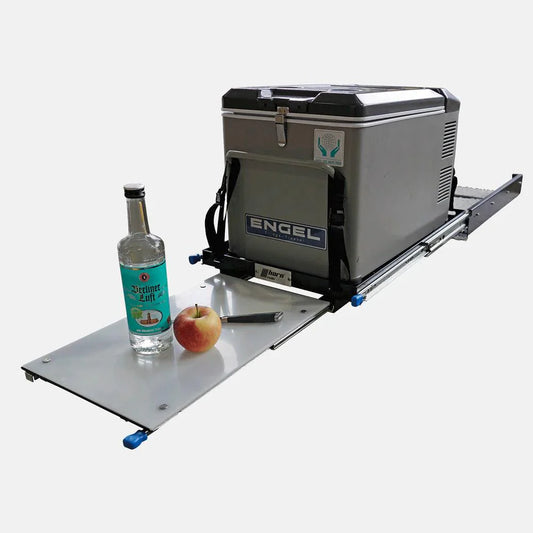 Kühlbox Auszug mit ausziehbarem Tisch 780x470mm