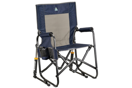 Stow Away Rocker  navy topo